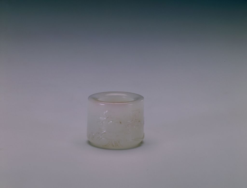 图片[1]-White jade ring-China Archive